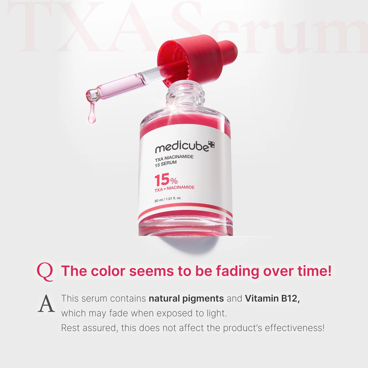 medicube TXA+Niacinamide 15% Glow Facial Serum for After Spot Care | All-in-One Daily Korean Skincare | Uneven Skin Tone, Texture, and Hydration Care | High-Potency Tranexamic Acid 5% | 1.01 fl.oz 2-Pack