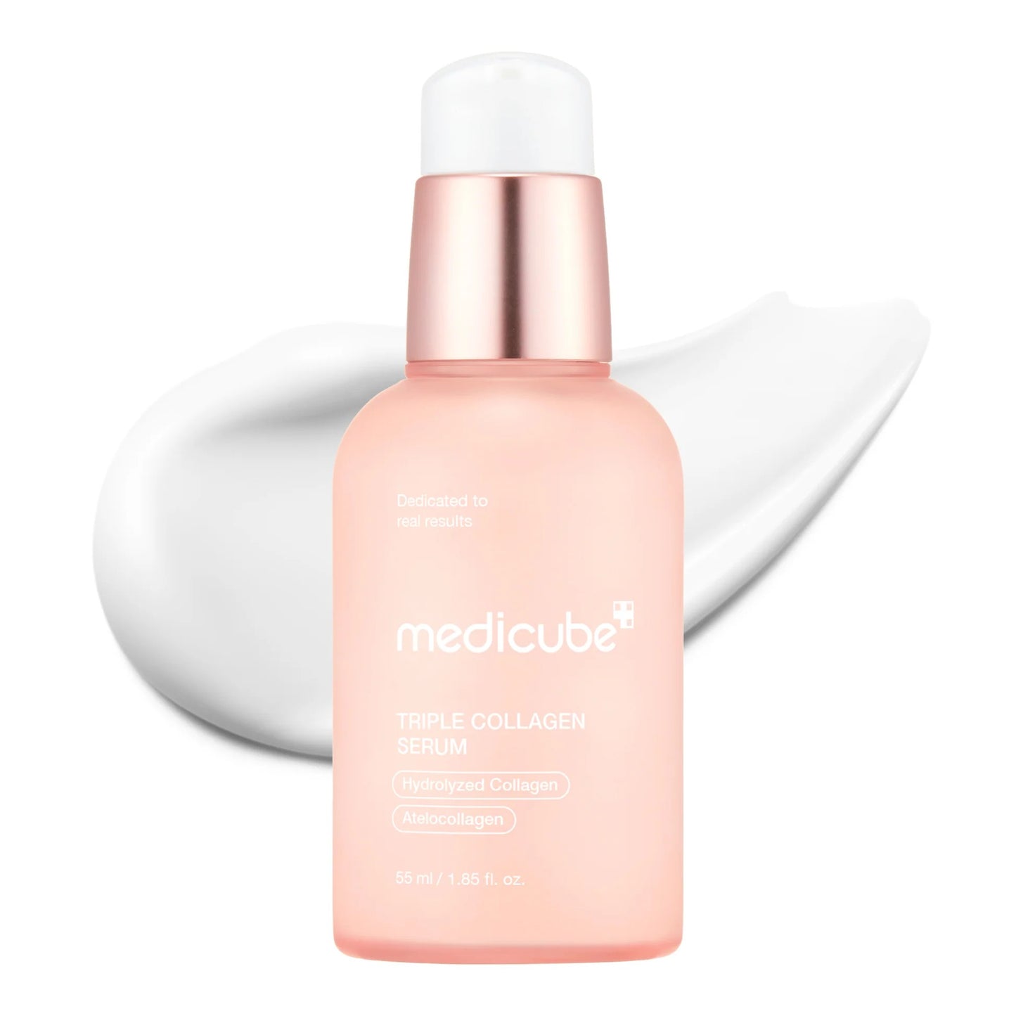 Medicube Triple Collagen Serum 1.85 fl.oz - Nourish dull skin with Triple Collagen Complex - A lightweight serum with Niacinamide and Hyaluronic Acid - Korean Skincare  2-Pack