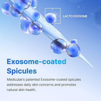 medicube Exosome Shot Zero 7,500 PPM Spicule Facial Serum | Liquid Skin Booster Serum | Exosome, AHA+BHA+PHA | Pore Care, Dead Skin Cells, Skin Texture | Korean Skincare, 1.01 fl.oz  2-Pack