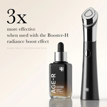 Medicube AGE-R Glutathione Glow Serum - Antioxidant & Elasticity Care Serum for 24Hr Pure Radiance, Korean Glass Glow Skin, Daily Use for Youthful Skin, Korean Skincare  2-Pack